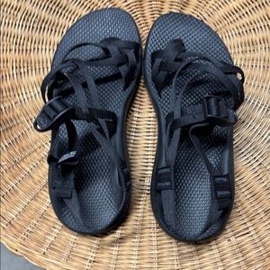 Black Strappy Sandals Chaco
